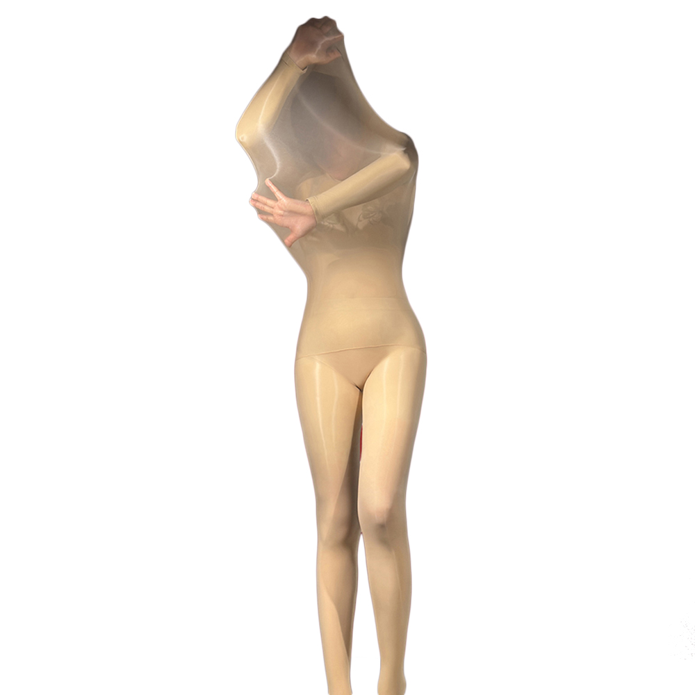 Tights Pantyhose Sheer - ชุดบอดี้สูทผู้หญิง/ผู้ชาย เซ็กซี่ เงา ฉ่ำวาว ซีทรู แบบรัดรูป