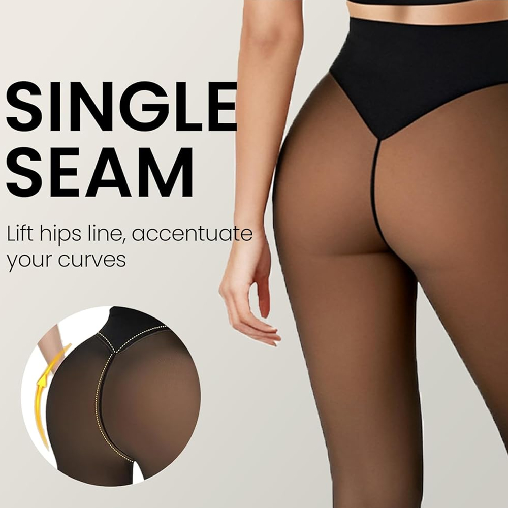 เลกกิ้งบุขนแกะแบบไร้ตะเข็บพร้อ - Tights Pantyhose Sheer บทวิจารณ์และราคา
