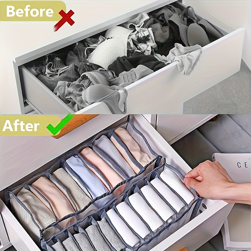 กล่องจัดระเบียบลิ้นชักใส่ชุดชั - Sock Organizer Tray บทวิจารณ์และราคา