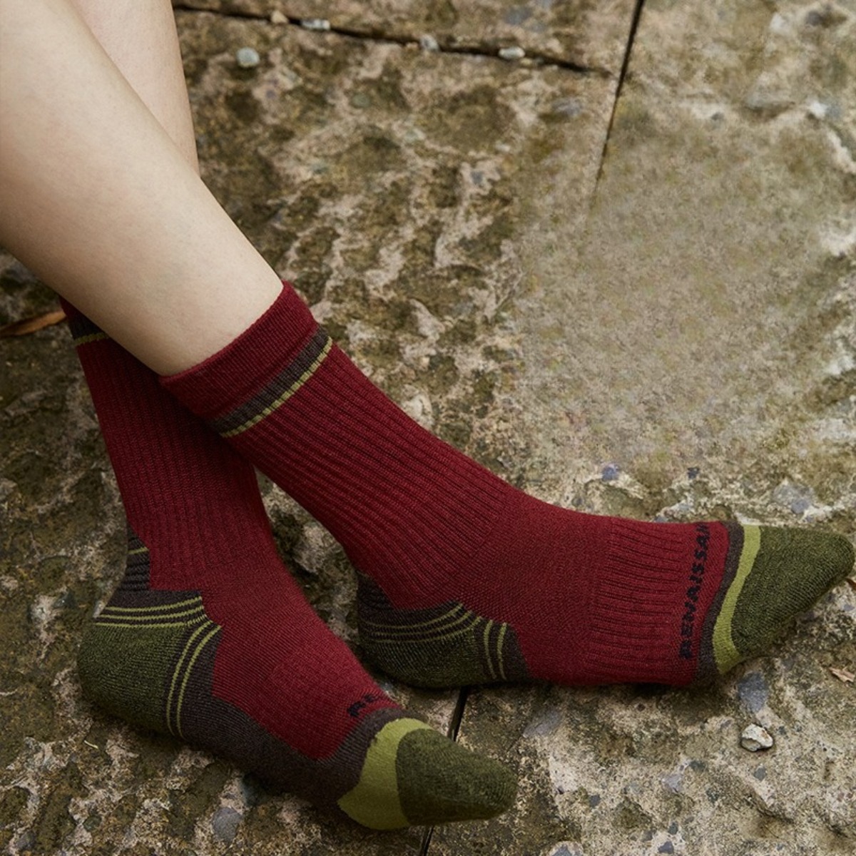 ถุงเท้าขนแกะเมอริโนสำหรับผู้ชา - Wool Hiking Sock บทวิจารณ์และราคา