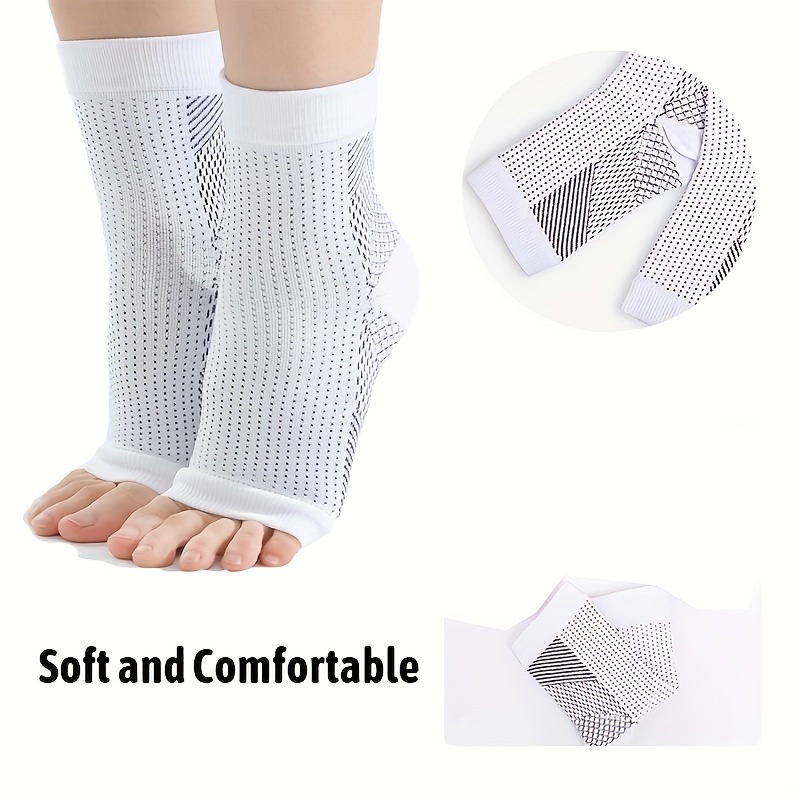 ปลอกขาสีขาวล้วนแบบยืดหยุ่นสำหร - Compression Sleeve Calf บทวิจารณ์และราคา