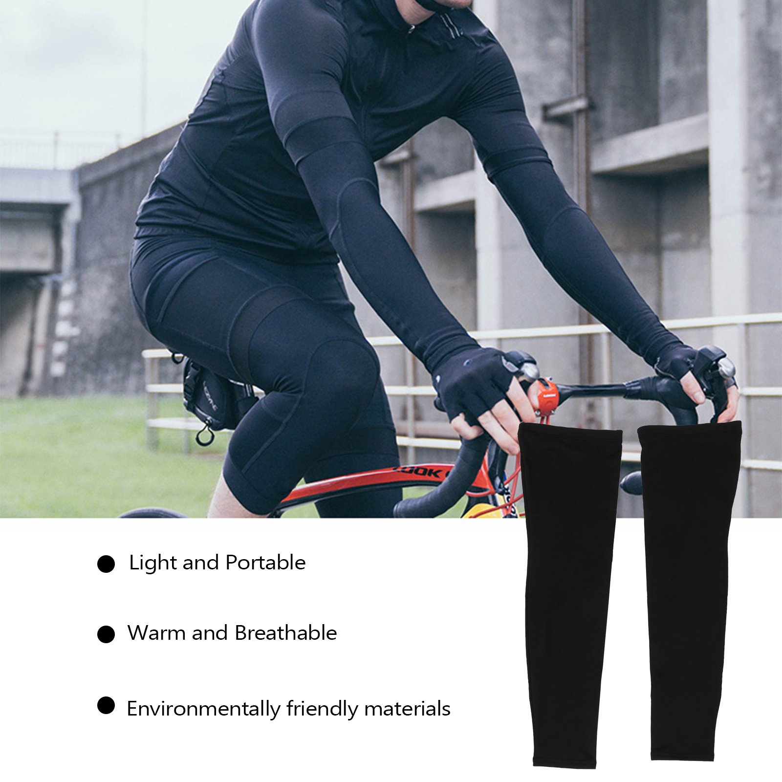 ปลอกขาปั่นจักรยานฤดูใบไม้ร่วงแ - Compression Sleeve Calf บทวิจารณ์และราคา