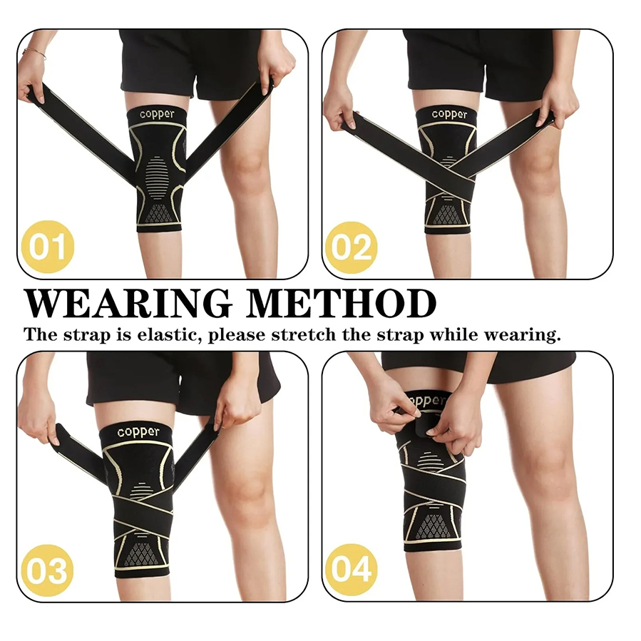 ปลอกรัดเข่าใยทองแดง ระบายอากาศ - Compression Sleeve Calf บทวิจารณ์และราคา